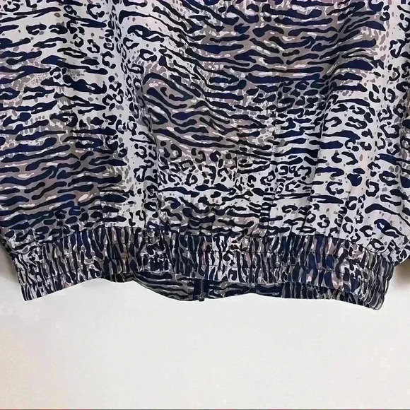 Fuda Vintage Multi-Tone Brown Animal Full Zip 100% Silk Jacket Size M - Picture 12 of 14